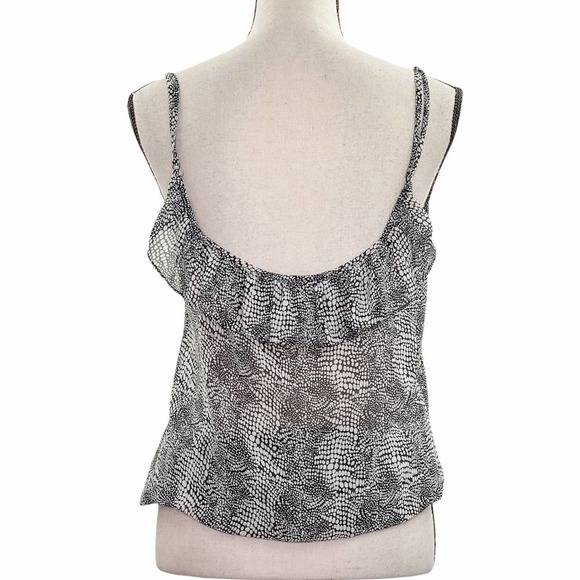 COTTON On Black & White Printed Camisole Blouse - Picture 5 of 12